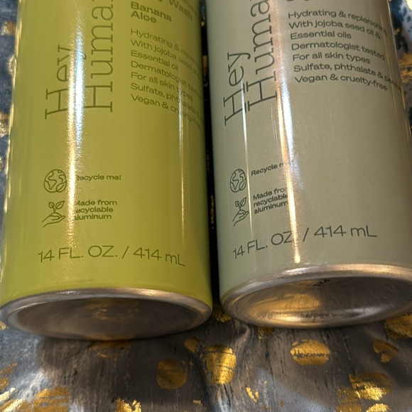 Hey Humans Naturally Derived Body Wash Banana Aloe & cedarwood sage bundle - Picture 3 of 7